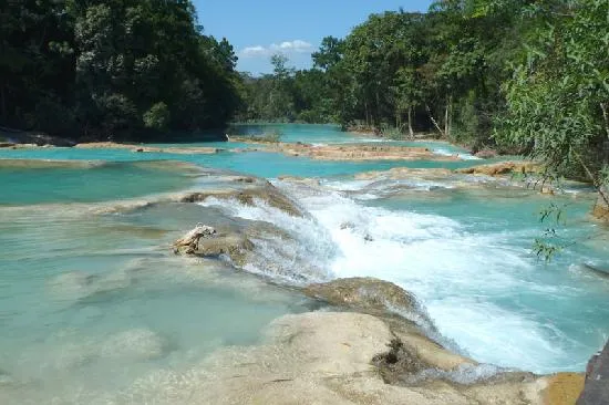 agua azul from the air - Picture of Cascadas de Agua Azul ...