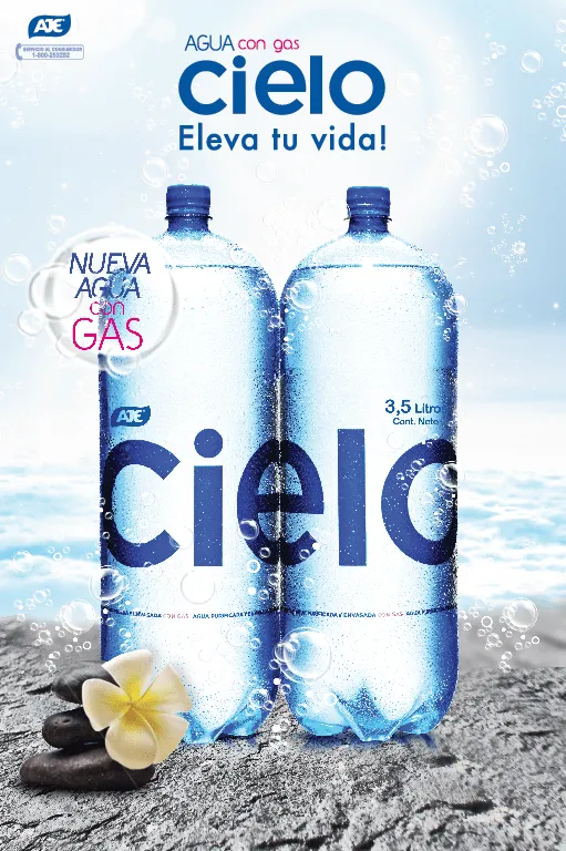 Agua Cielo con gas | ZUMO