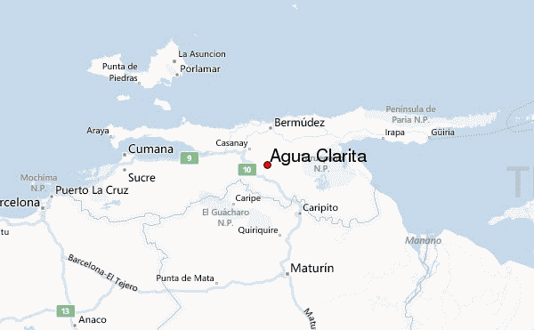 Agua Clarita, Venezuela Weather Forecast