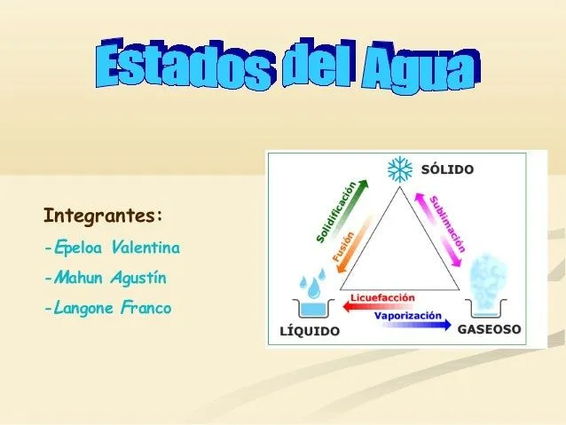 Estados del Agua Grupo 12