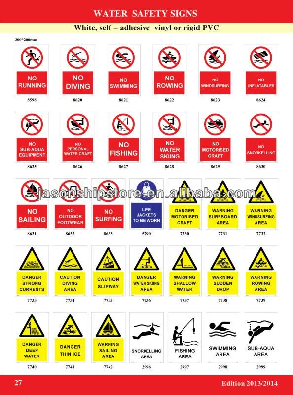 de agua de seguridad signo de símbolos de la omi-Otros Artículos ...