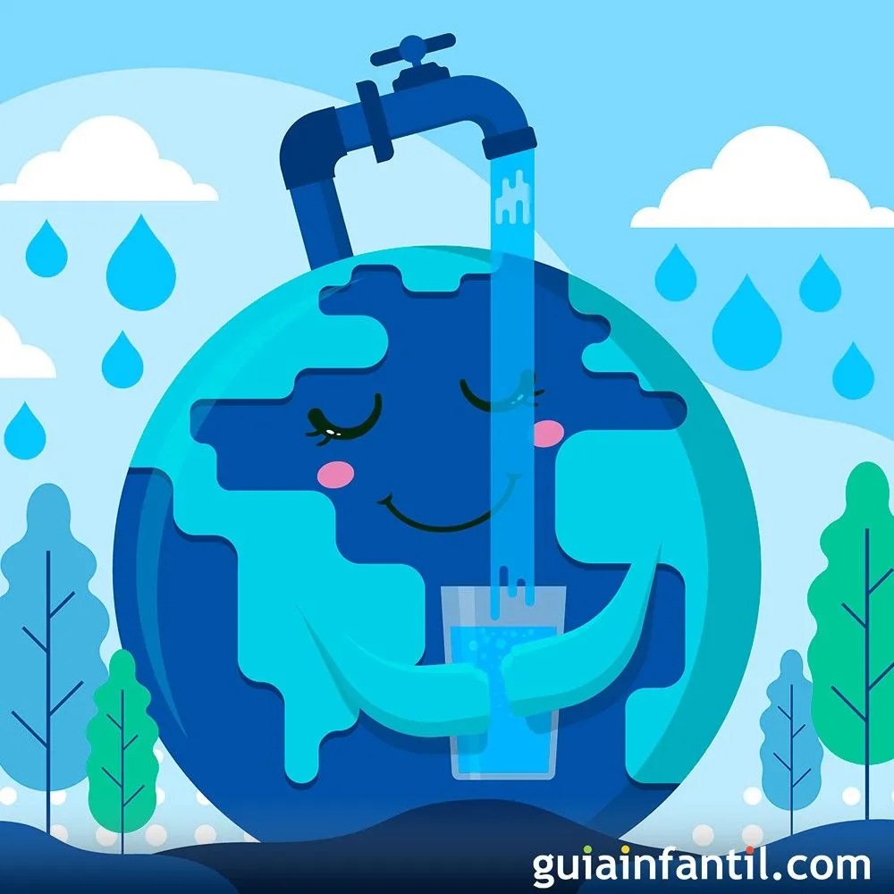 El agua es un tesoro. Poema corto para niños sobre el cuidado del agua El agua es un tesoro. Poema corto para niños sobre el cuidado del agua