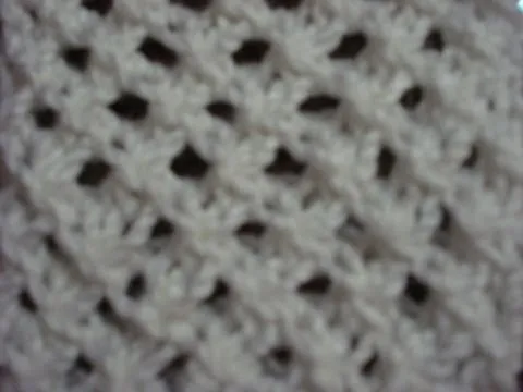 Puntos calados a dos agujas paso a paso - Imagui