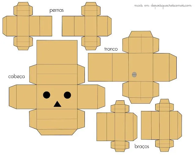 Agulha de ouro Ateliê: Aprenda fazer o seu Danbo