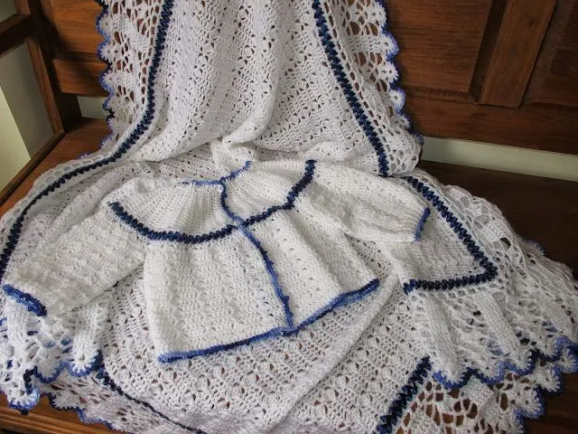 Agulhas e Pinceis: Manta de croche para bebe