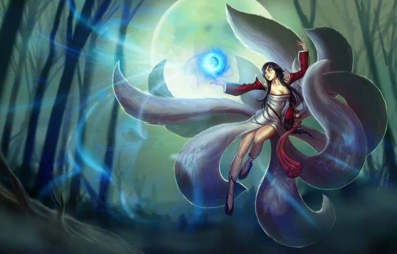 Ahri, la mujer zorro de nueve colas