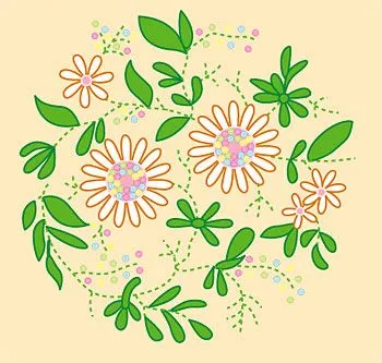 AI formato vectorial. Palabra clave: flores verdes bonita … … Free ...