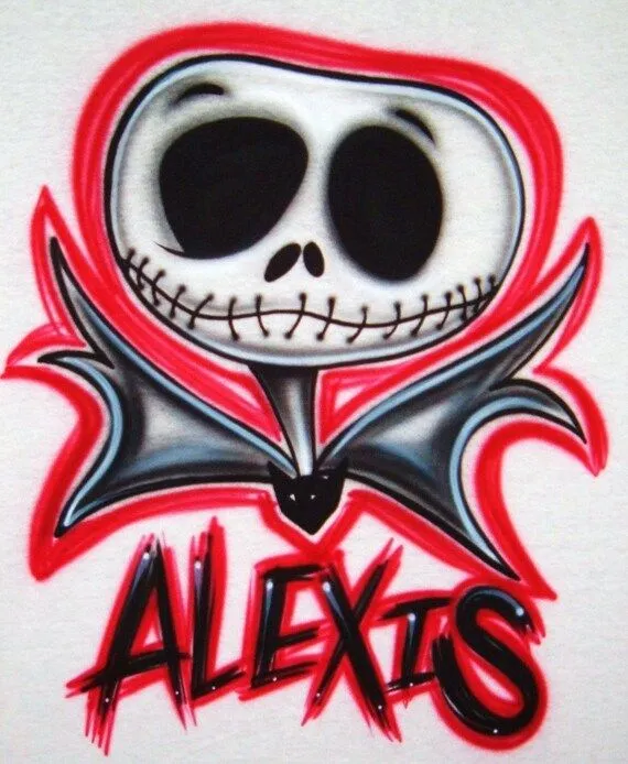 Airbrush Personalized Tshirt With Jack by BizzeeAirbrush on Etsy