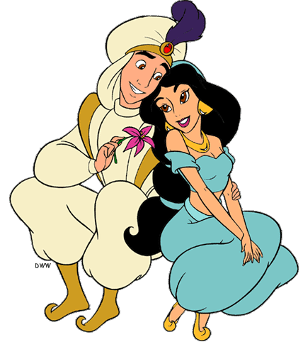 aladino y su Lampara maravillosa Jazmín Personajes de Disney ...