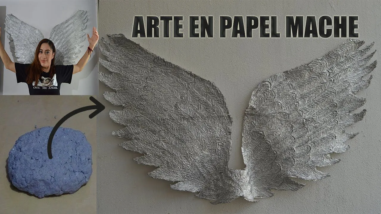 ALAS DE ANGEL DECORATIVAS PARA PARED |WALL DECORATIVE ANGEL WINGS| - YouTube