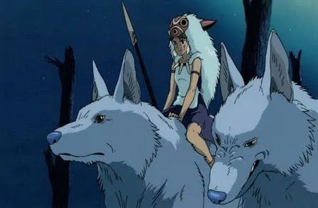 Alas para la caída: Mononoke, una princesa que corre con los lobos