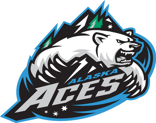 Alaska Aces Primary Logo - ECHL (ECHL) - Chris Creamer's Sports ...