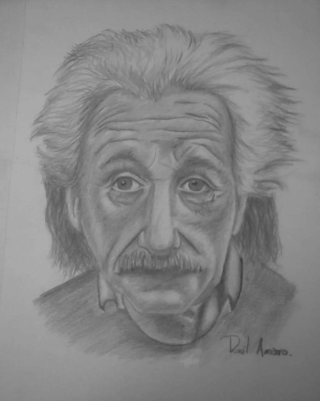 albert einstein Raul I LOVE BLANK - Artelista.