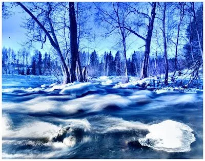 La Aldea Irreductible: Naturaleza en azul