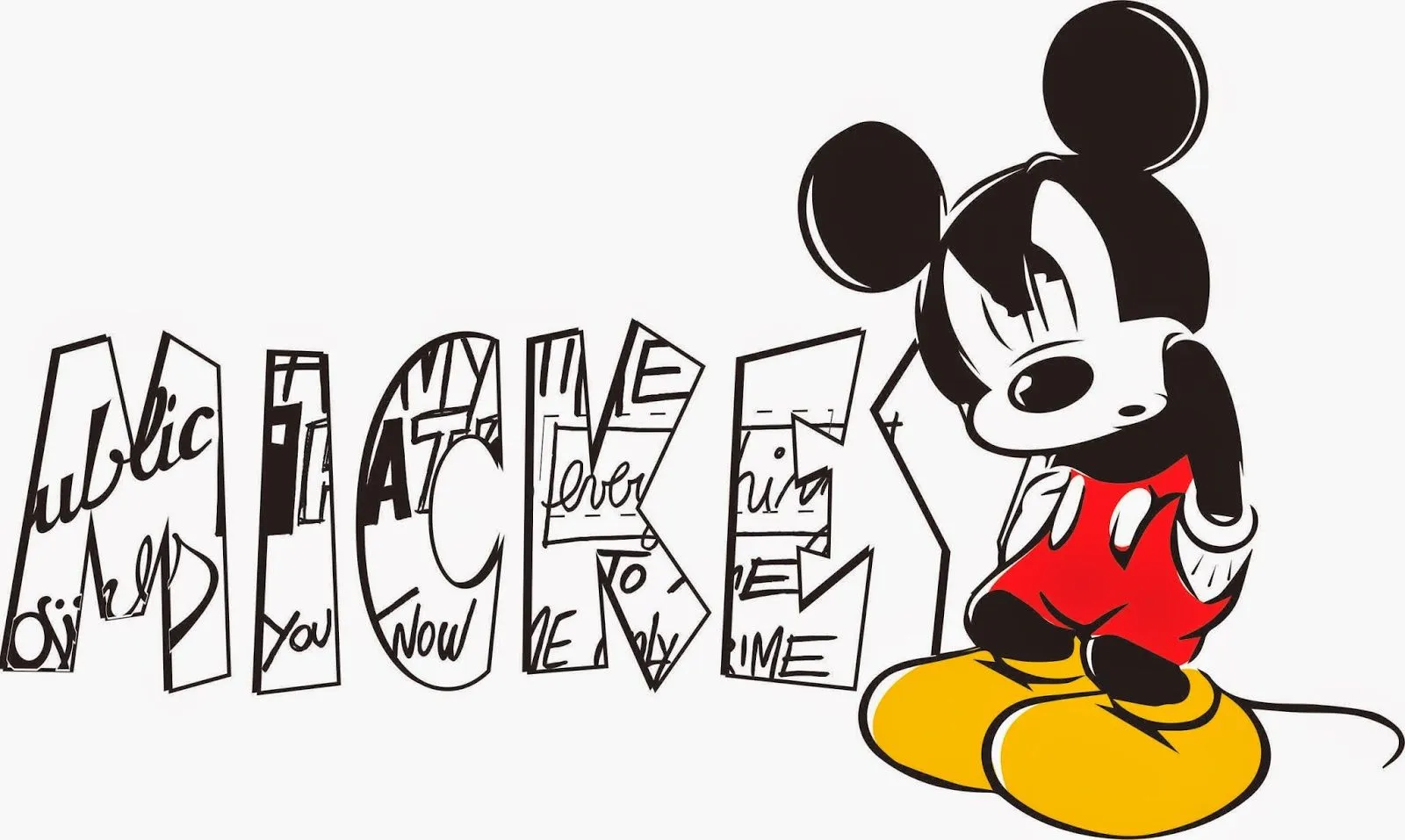 AldLogos: Nuevo diseño vectorizado Mickey Mouse