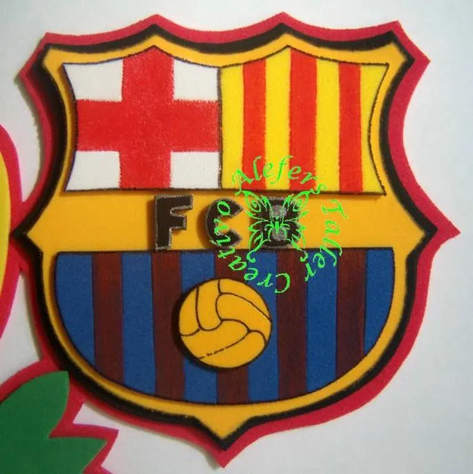 ALEFERS TALLER CREATIVO.: F.C.B. EN FOAMI...=)