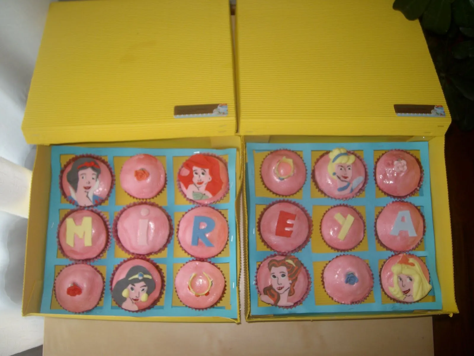 Cupcakes de las princesas de Disney - Imagui