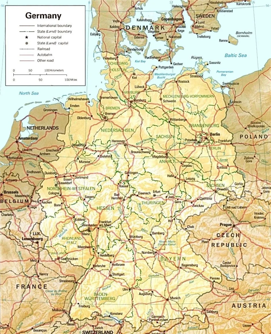 Alemania | Mapa: Germany