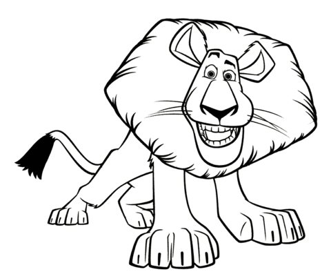 Alex coloring page | Super Coloring