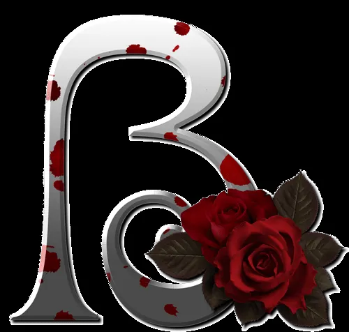 Alfabeto gótico con sangre y rosas | Fondos de pantalla y mucho más