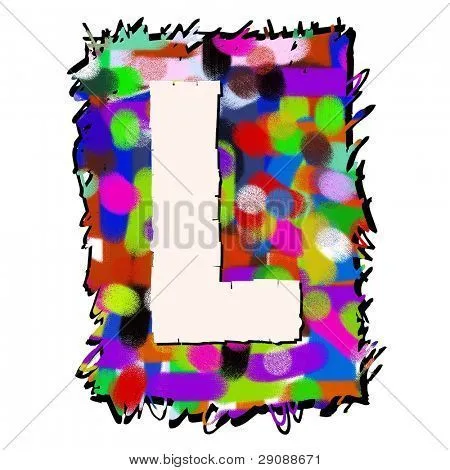 Letra l en graffiti - Imagui