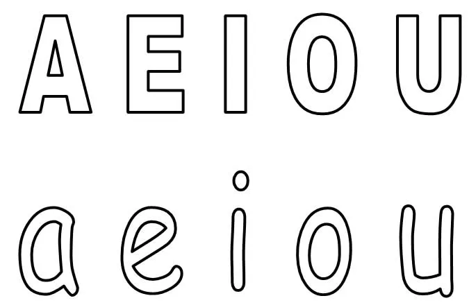 Alfabeto e Letras para Colorir | Pra Colorir e Rabiscar