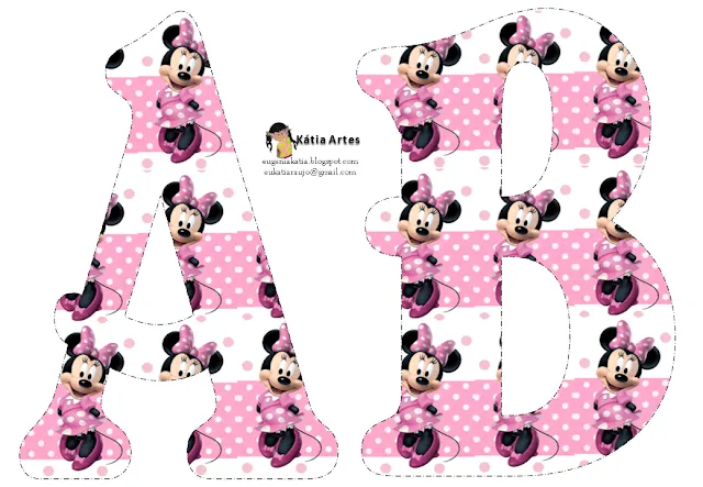 Minnie Mouse letras - Imagui