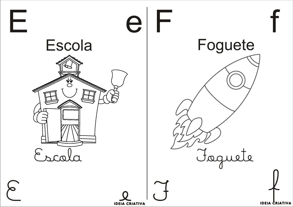 Alfabetos Ideia Criativa: ALFABETO PARA COLORIR 4 TIPOS DE LETRA ...