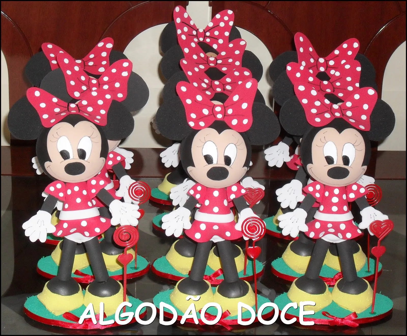 ALGODÃO DOCE: MICKEY E MINNIE 3D