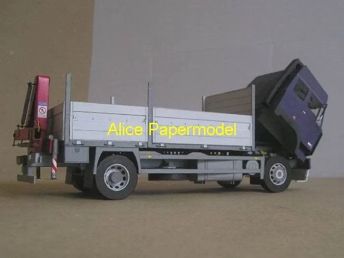 Alice papermodel]long engineering trucks model engineering ...