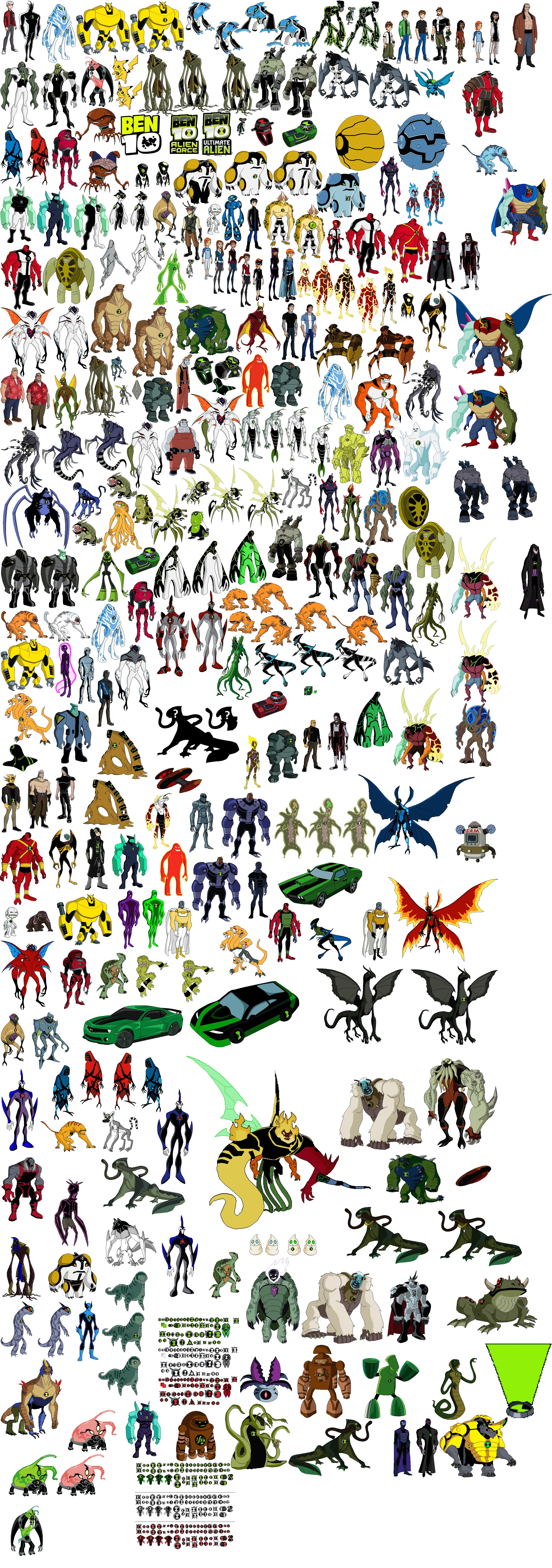 Todos Los Aliens De Ben 10 Fuerza Alienigena Pictures