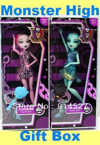 Aliexpress.com : Buy 5pcs/Set 2013 The Monster High Dolls Free ...