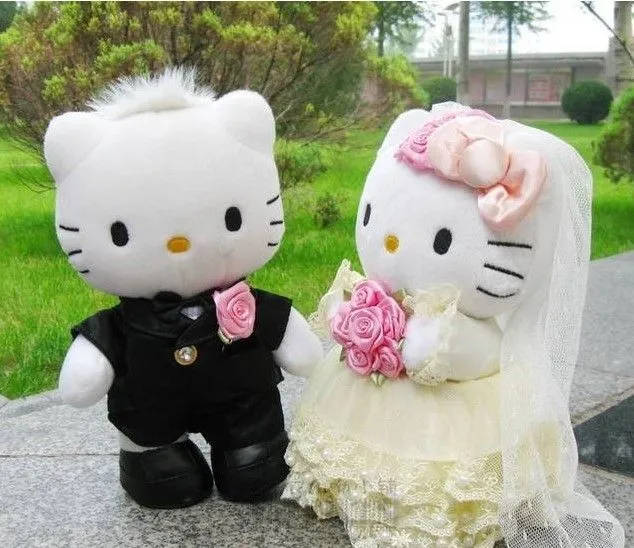 Aliexpress.com : Buy On sale wedding couple gifts HELLO KITTY cat ...