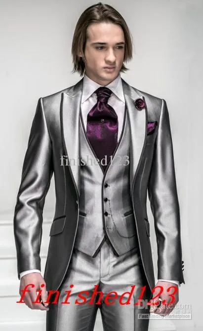 Aliexpress.com: Comprar 2014 por encargo gris plateado satinado ...