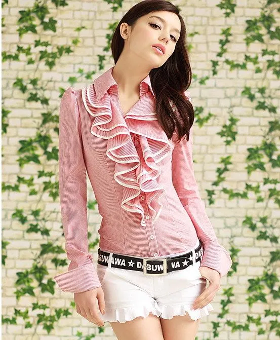 Aliexpress.com: Comprar 2015 de moda del volante decorado mujeres ...