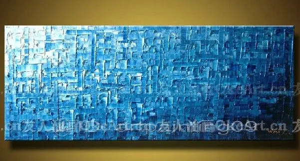 Aliexpress.com: Comprar Envío gratis lienzo de pared azul pintura ...