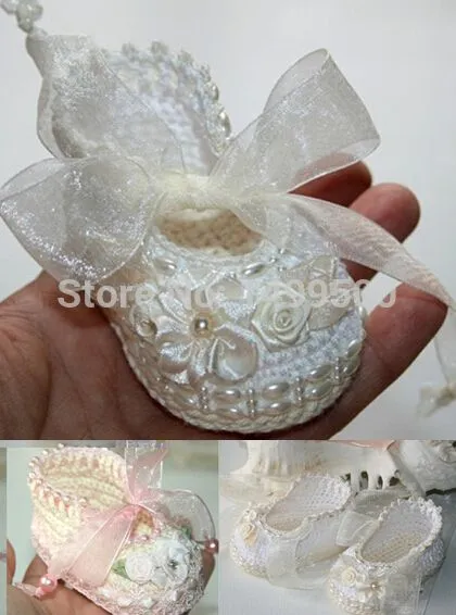 Aliexpress.com: Comprar Hechos a mano bautizo botas zapatos para ...