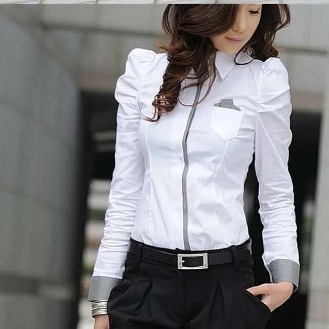 Aliexpress.com: Comprar Nueva moda señora de la oficina camisa ...