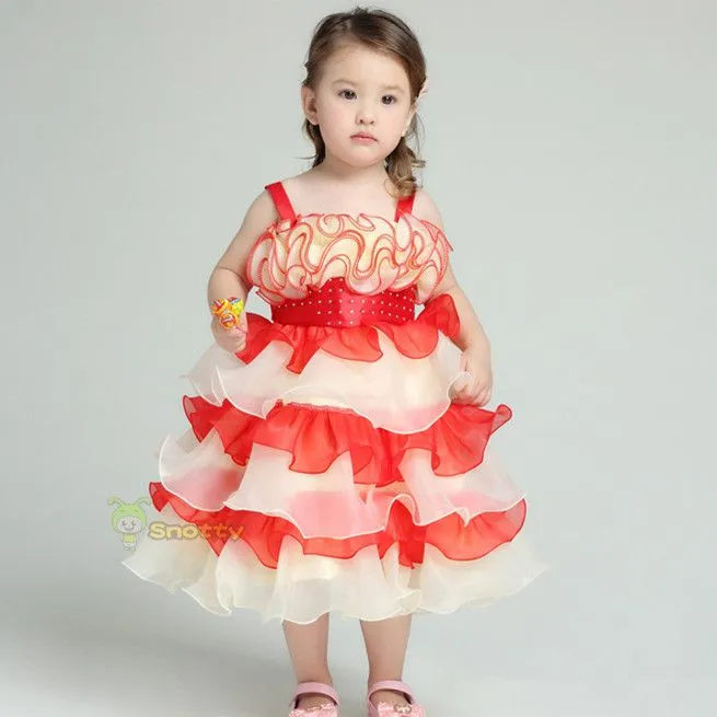 Aliexpress.com: Comprar Rose vestidos fiesta kids wear para las ...