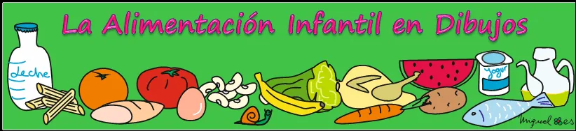 La alimentación en dibujos: Alimentación saludable