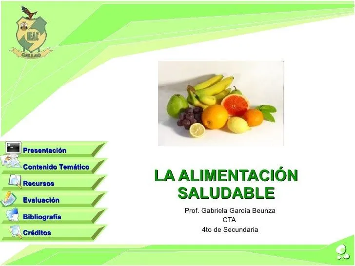 Alimentacion saludable