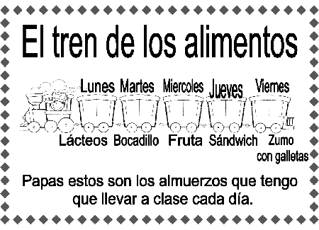 Alimentacion saludable para colorear - Imagui