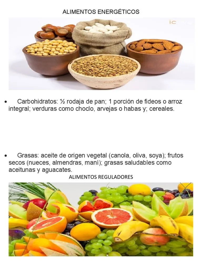 Alimentos Energéticos | PDF