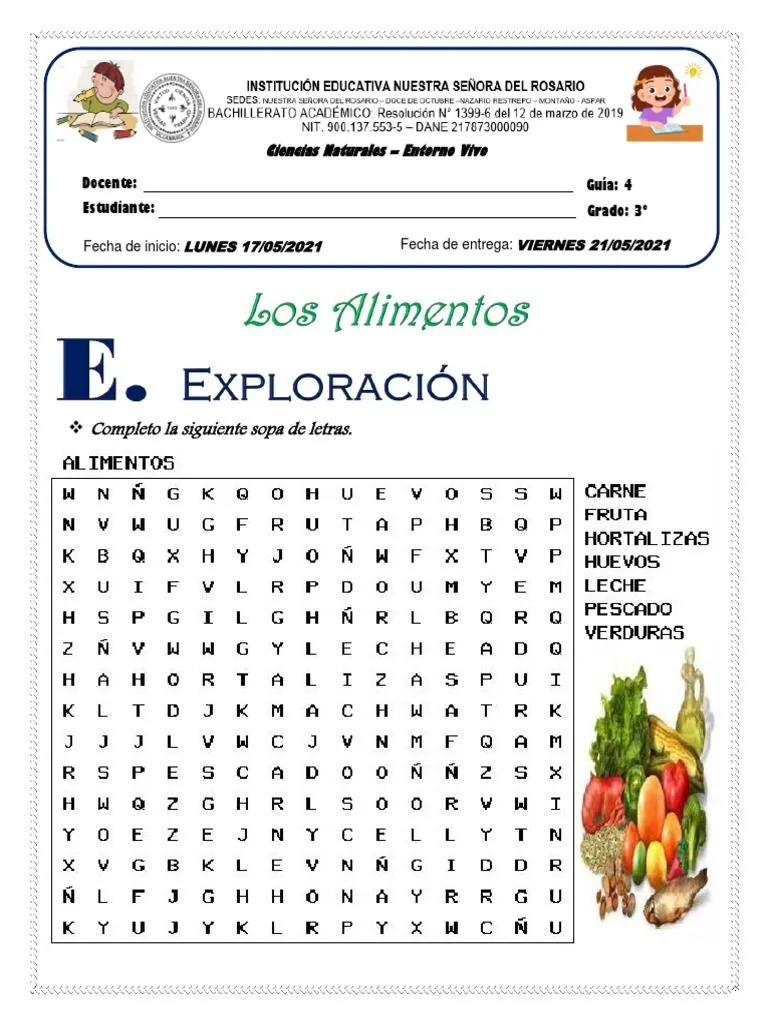 Los Alimentos | PDF | Calcio | Alimentos