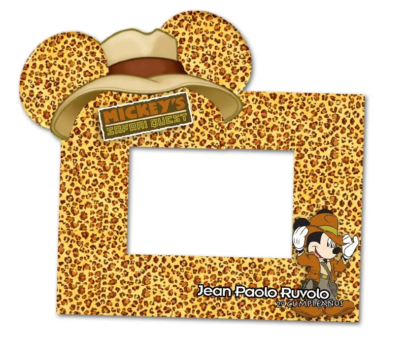 All Design |: Foto Frames Instantáneos · MICKEY SAFARI!