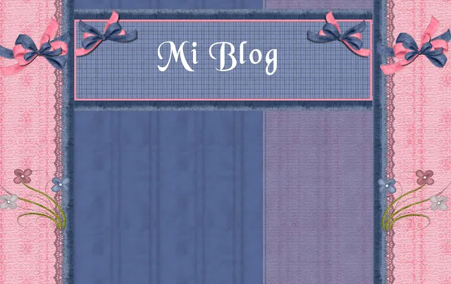 Alma de Conejita: FONDO PARA TU BLOG BLOGGER - BLUE ROMANTIC