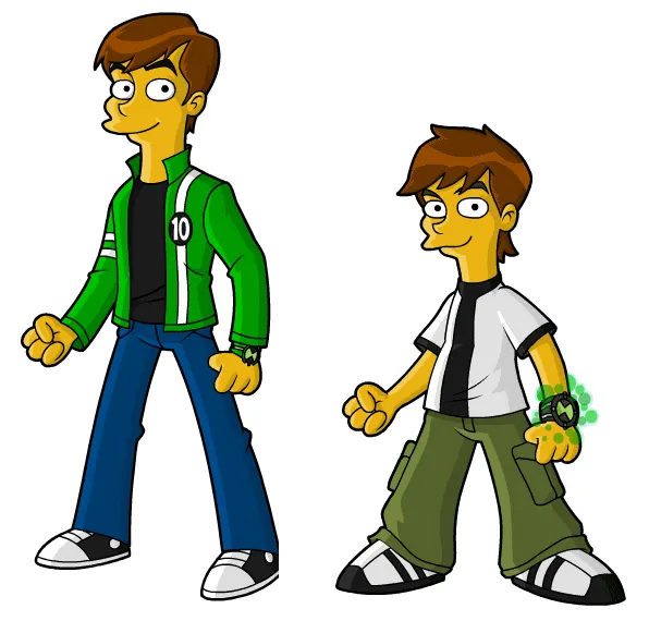 Almacén del Badulaque: Ben 10 simpsonizado