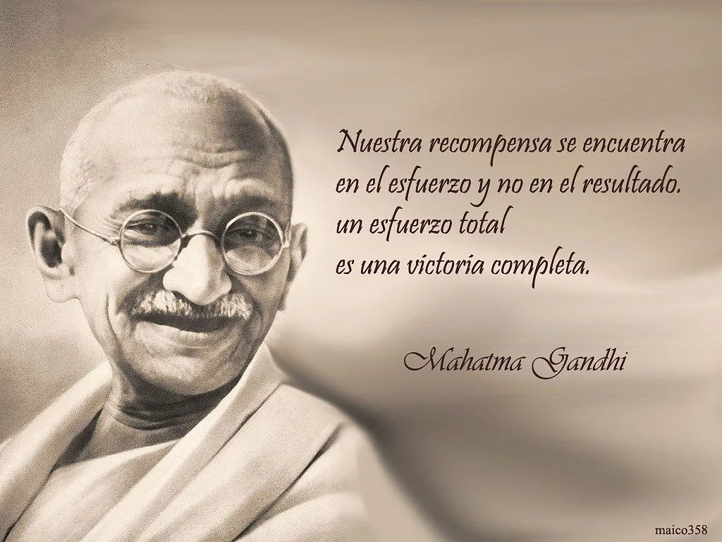 Alma_Pura: Los grandes sabios opinan: hoy Gandhi