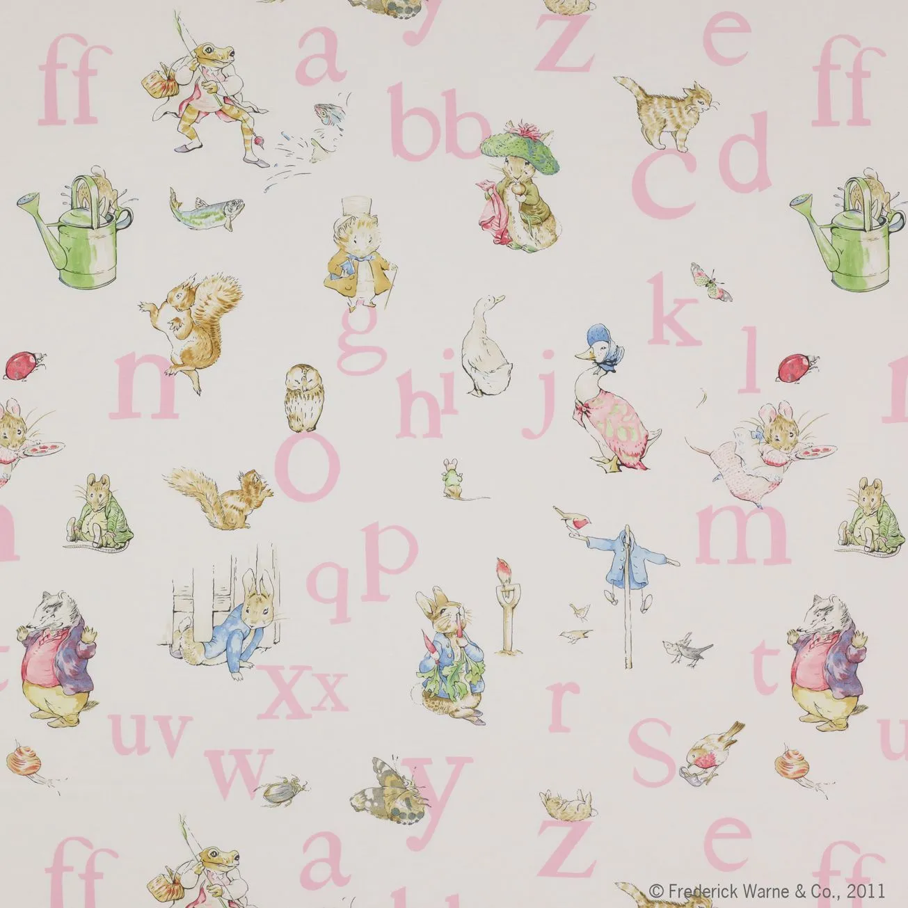 Alphabet telas infantiles Jane Churchill