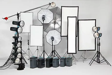 Alquiler de equipos de iluminación para video y fotografía